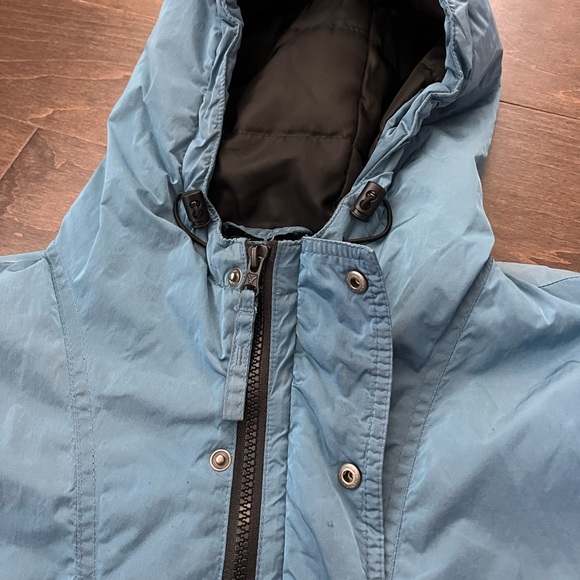 Men's Performance Outerwear Jacket MEDIUM Hood Blue #029346 - Picture 4 of 10